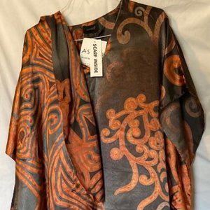 Long Caftan with Matching Scarf